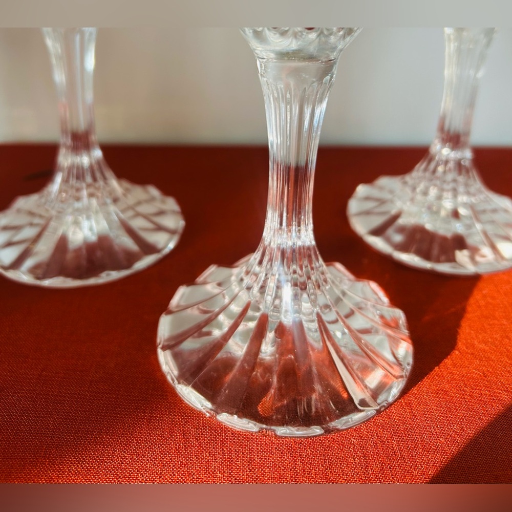 Set of 4 Crystal Bretagne Wine Glasses Cristal D'Arques Durand | France | - Picture 3 of 3